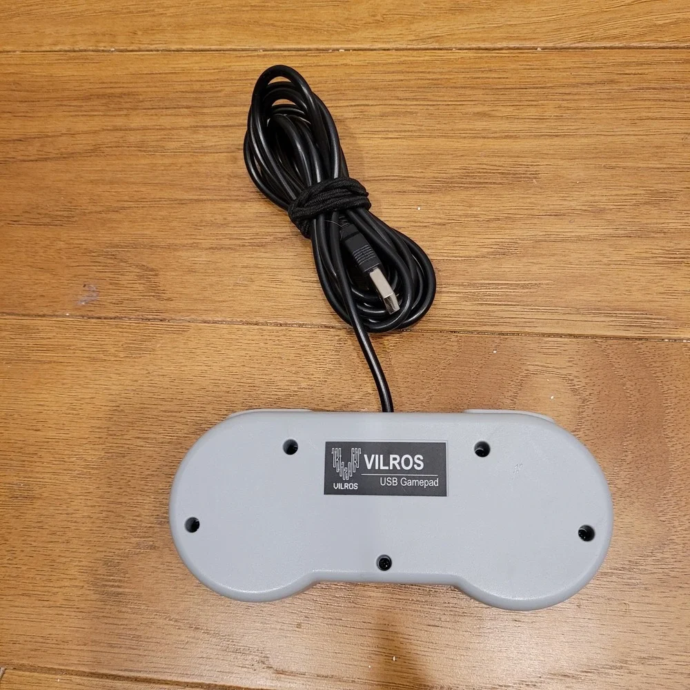 Vilros Retro Gaming SNES Classic Weighted USB Gamepad